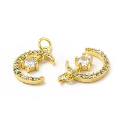 Латунные микро проложить кубического циркония подвески&nbsp;KK-E068-VB419