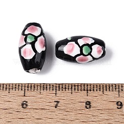 Perles en porcelaine manuelles&nbsp;PORC-N012-06A