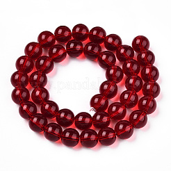 Прозрачные стеклянные бусины&nbsp;LS-GLAA-T032-T4mm-20