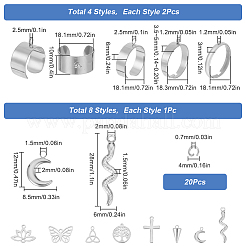 Набор для самостоятельного изготовления кольца-манжеты из нержавеющей стали&nbsp;DIY-SC0026-05P