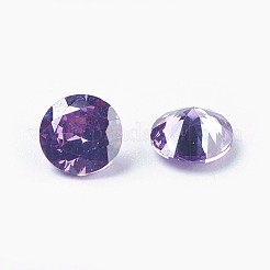 Zirkonia zeigte zurück Cabochons&nbsp;ZIRC-WH0001-B05