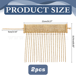 Латунь горный хрусталь браслеты&nbsp;AJEW-WH0542-75G