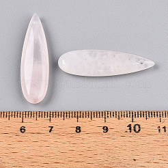 Natürlichen Rosenquarz Anhänger&nbsp;G-N348-02C