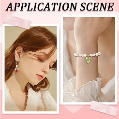 5 шт. подвески в виде винограда ручной работы из смолы и акрила&nbsp;PALLOY-YW00128-01