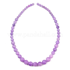 Rangs de perles de jade mashan naturel de taille dégressive&nbsp;GG-CBA2AE1-A08-J