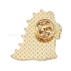 Плачущий динозавр с эмалированными штифтами из ранпласта&nbsp;LS-JEWB-D308-01B-G