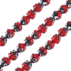 Бусы лэмпворк ручной работы&nbsp;X1-LAMP-TD001-3