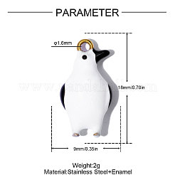 Anhänger aus Edelstahl 304&nbsp;STAS-OY015-17G