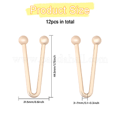 Clip per bikini in lega da 12 pezzo&nbsp;FIND-CA0009-06