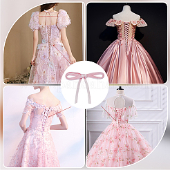 2 cordon en polyester pour fermeture éclair de rechange pour robe de mariée&nbsp;DIY-GF0010-30B