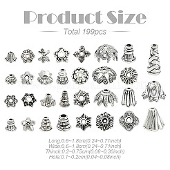 Тибетском стиле сплав шарик крышки&nbsp;TIBE-YW0001-71