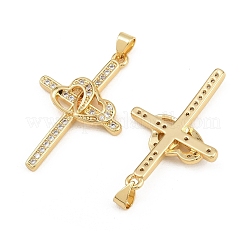 Ottone micro spianare pendenti zirconi&nbsp;CU-CBADC6C-11G-03