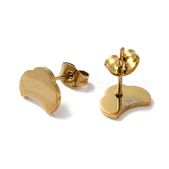 Серьги-гвоздики из нержавеющей стали 304 с вакуумным покрытием PVD&nbsp;EJEW-Z040-36G