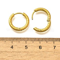 Creolen aus 304er Edelstahl für Damen&nbsp;EJEW-M068-11B-G