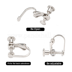 Vite d'ottone sui risultati degli orecchini a clip&nbsp;LS-KK-L164-02P