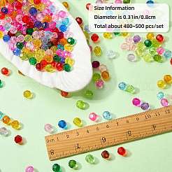 140 g de perlas acrílicas transparentes&nbsp;OACR-SZ0001-74