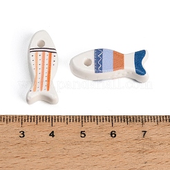Pendentifs en porcelaine imprimée à la main&nbsp;PR-CBAB520-02