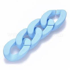 Anillos de unión acrílicos pintados con spray opaco&nbsp;OACR-S036-001B-I10