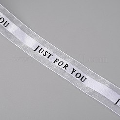 Полиэстер органза ленты ORIB-WH0002-04B