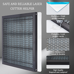 Wabenlaserbett aus Eisen&nbsp;DIY-WH0430-181