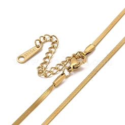 Женское ожерелье из нержавеющей стали 304 с ионным покрытием (IP)&nbsp;X-NJEW-G097-02G