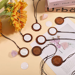 Наборы для изготовления подвесных украшений из дерева своими руками&nbsp;HJEW-CA00077