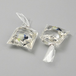 Большие подвески из прозрачной смолы&nbsp;LS-RESI-TAC0024-01B