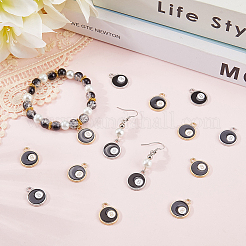 40шт 2 цвета сплава эмалевые подвески&nbsp;FIND-SC0016-77