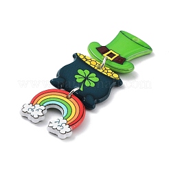 Большие акриловые подвески на тему Дня Святого Патрика&nbsp;MACR-C028-05B