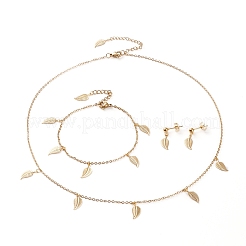 Juegos de joyas de acero inoxidable 304&nbsp;SJEW-Z001-12