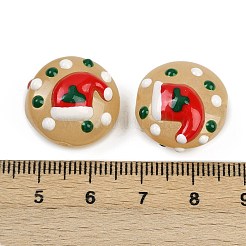 Perles de Noël en émail lampwork faites à la main&nbsp;X1-LAMP-C020-03A