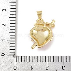 Латунные подвески из огнеупорного кирпича с эмалью&nbsp;X-KK-P323-05G