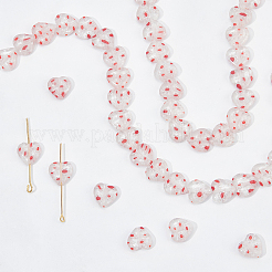 2 прядь бусины ручной работы миллефиори лэмпворк&nbsp;LAMP-OC0001-49