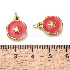 304 Edelstahl-Emaille-Anhänger&nbsp;STAS-K330-22G-01