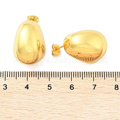 Серьги-гвоздики в форме капли из нержавеющей стали 304 для женщин&nbsp;LS-EJEW-A125-64G