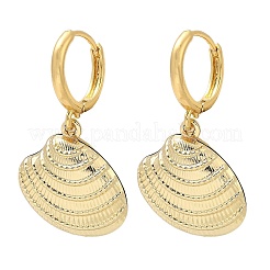 Латунные серьги обруча&nbsp;EJEW-Q036-03B-G