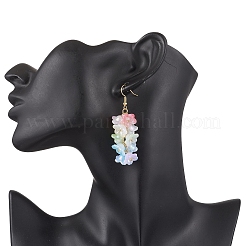 Акриловые болтающиеся серьги стержня&nbsp;EJEW-TA00677