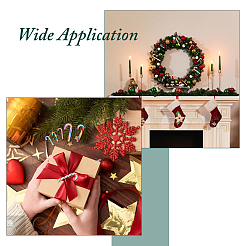 72 шт. 6 стиля рождественского украшения в виде леденцов из полимерной глины&nbsp;FEPA-DC0001-01