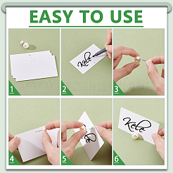 7 пара круглых сережек-гвоздиков из пластика и железа с имитацией жемчуга&nbsp;EJEW-GA0001-08