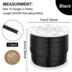 Fil d'aluminium rond&nbsp;AW-BC0001-1.5mm-09