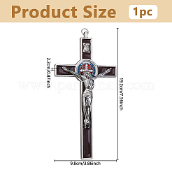 Большие подвески с эмалью из цинкового сплава&nbsp;PALLOY-WH0816-046P-A