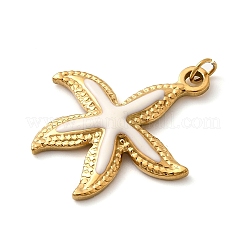 Подвески из нержавеющей стали 304 с эмалью&nbsp;STAS-B093-33G-07