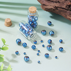 100 шт. 4 стиля гальванизированных синтетических немагнитных гематитовых бусин&nbsp;G-TA0002-90