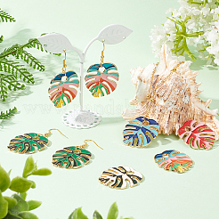 Набор для изготовления сережек в форме листьев своими руками&nbsp;DIY-PH0006-38