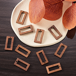 20pcs Walnussholzanhänger&nbsp;WOOD-CJ0001-21