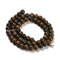 Fili di perle di diaspro naturale calabrone&nbsp;G-G053-A01-01