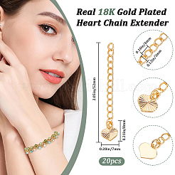 20 шт. латунный удлинитель цепи&nbsp;KK-BBC0016-37