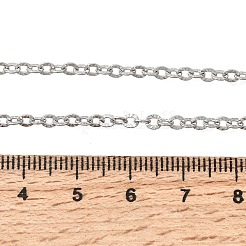 12 Stück 2.8 mm 304 Edelstahl strukturierte Kabelkette Halskette für Damen und Herren&nbsp;NJEW-H093-18P-03