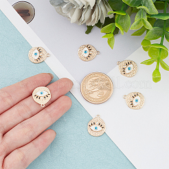 Латунь эмаль подвески&nbsp;KK-HY0001-40