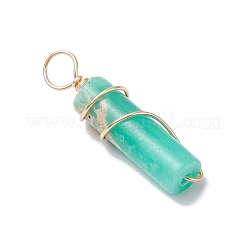 Подвески из окрашенной синтетической императорской колонны из медной проволоки&nbsp;PALLOY-JF03489